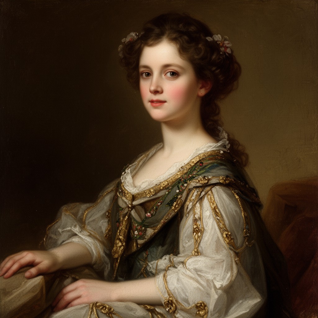AI-generated illustration of Sophia Stuart