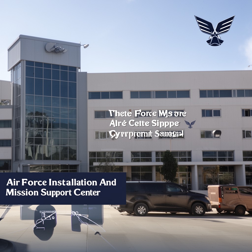 AI-generated illustration of Air Force Installation and Mission Support Center