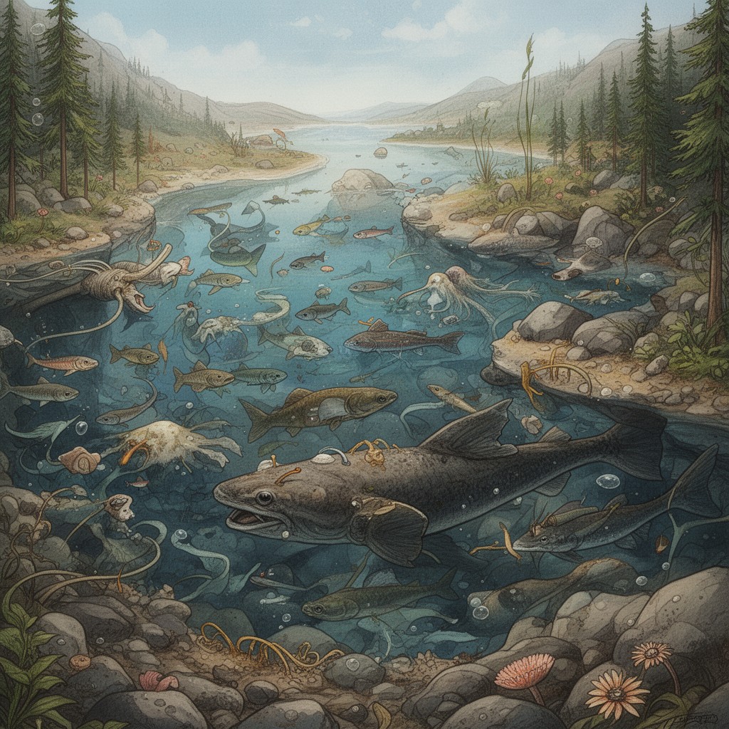 AI-generated illustration of Devonian Period