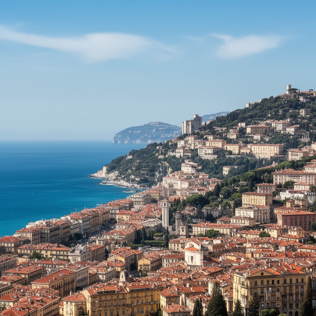 AI-generated illustration of County of Nice
