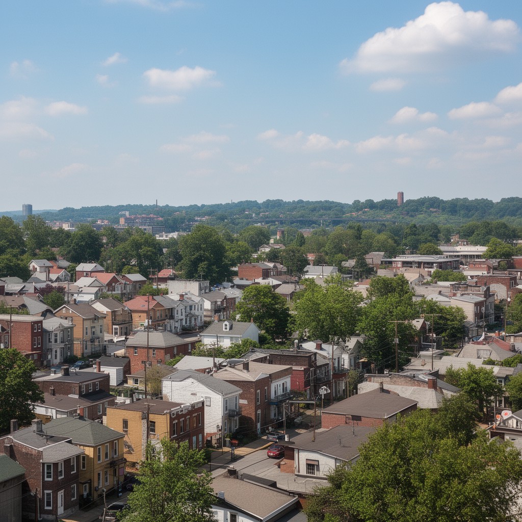 AI-generated illustration of East Knoxville