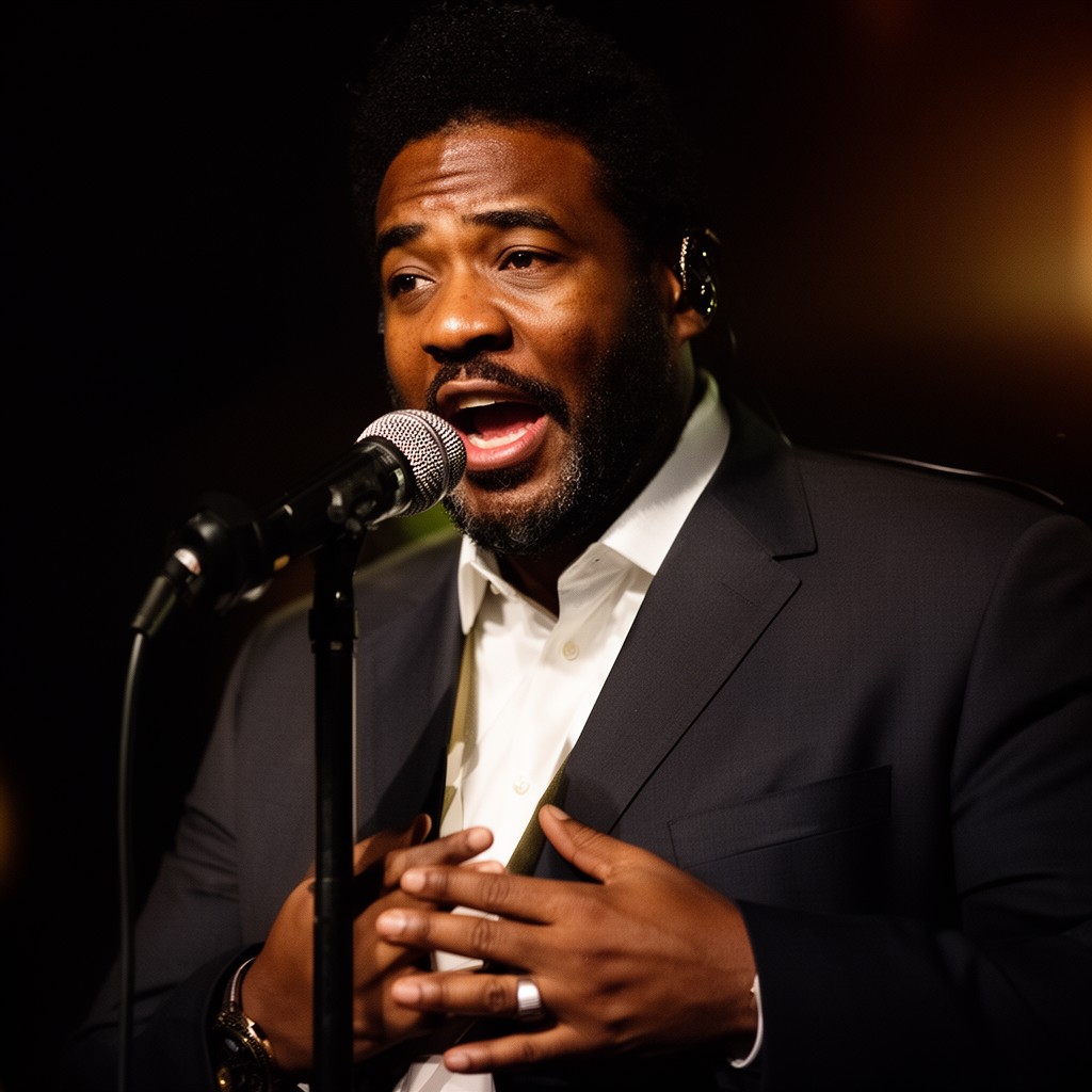 AI-generated illustration of Gregory Porter