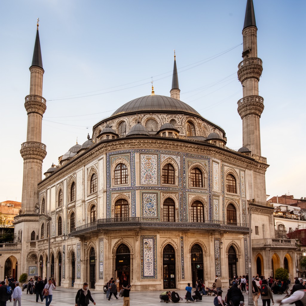 AI-generated illustration of Rustem Pasha Mosque
