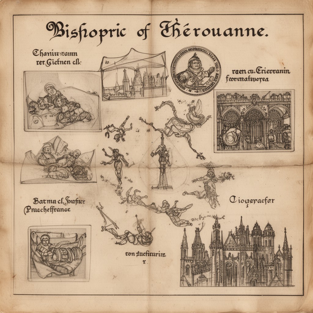AI-generated illustration of Bishopric of Thérouanne