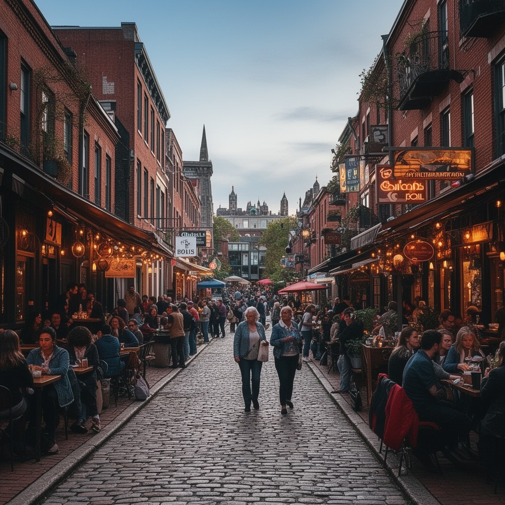 AI-generated illustration of Fells Point