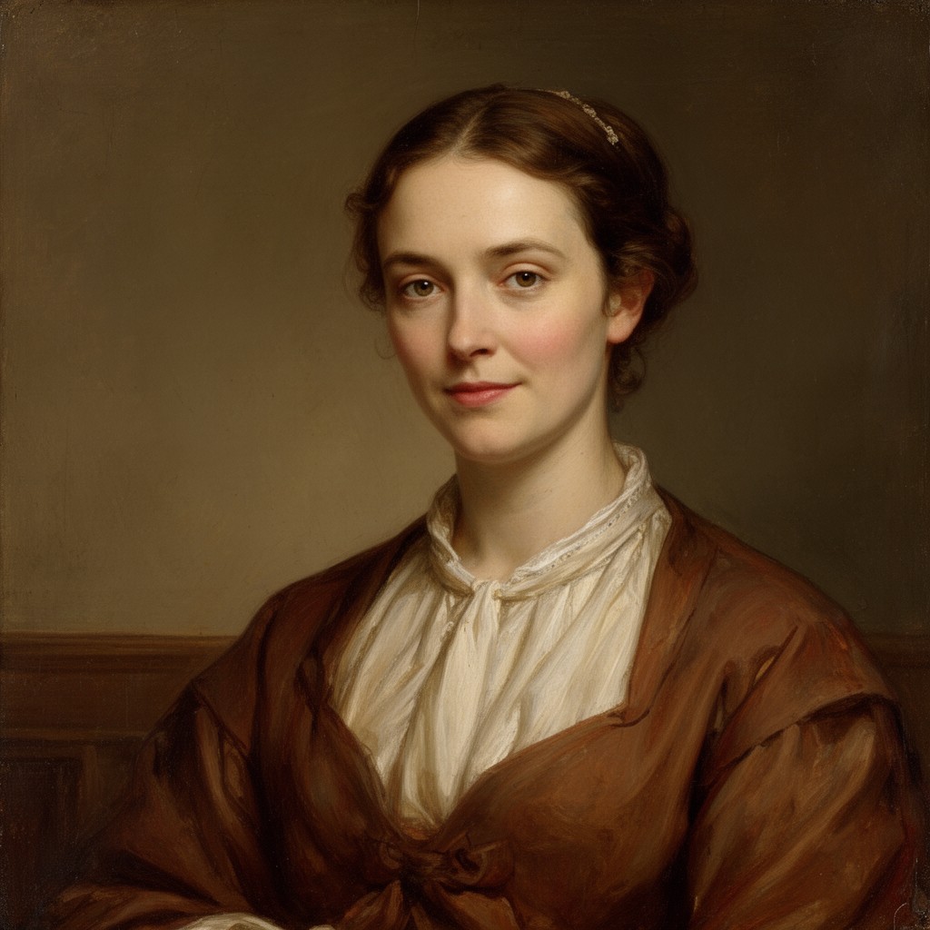 AI-generated illustration of Sarah Dudley