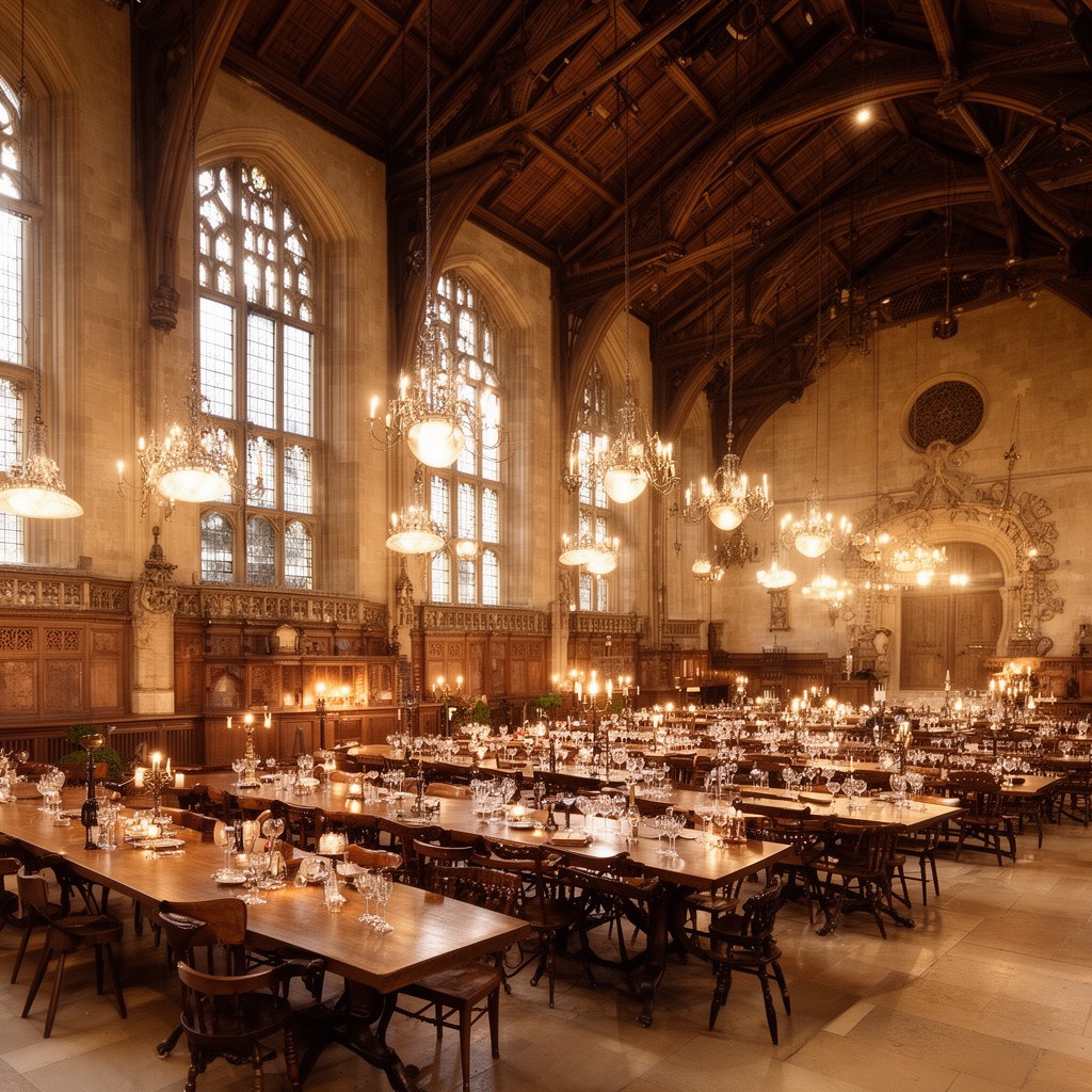 AI-generated illustration of Christ's College Hall