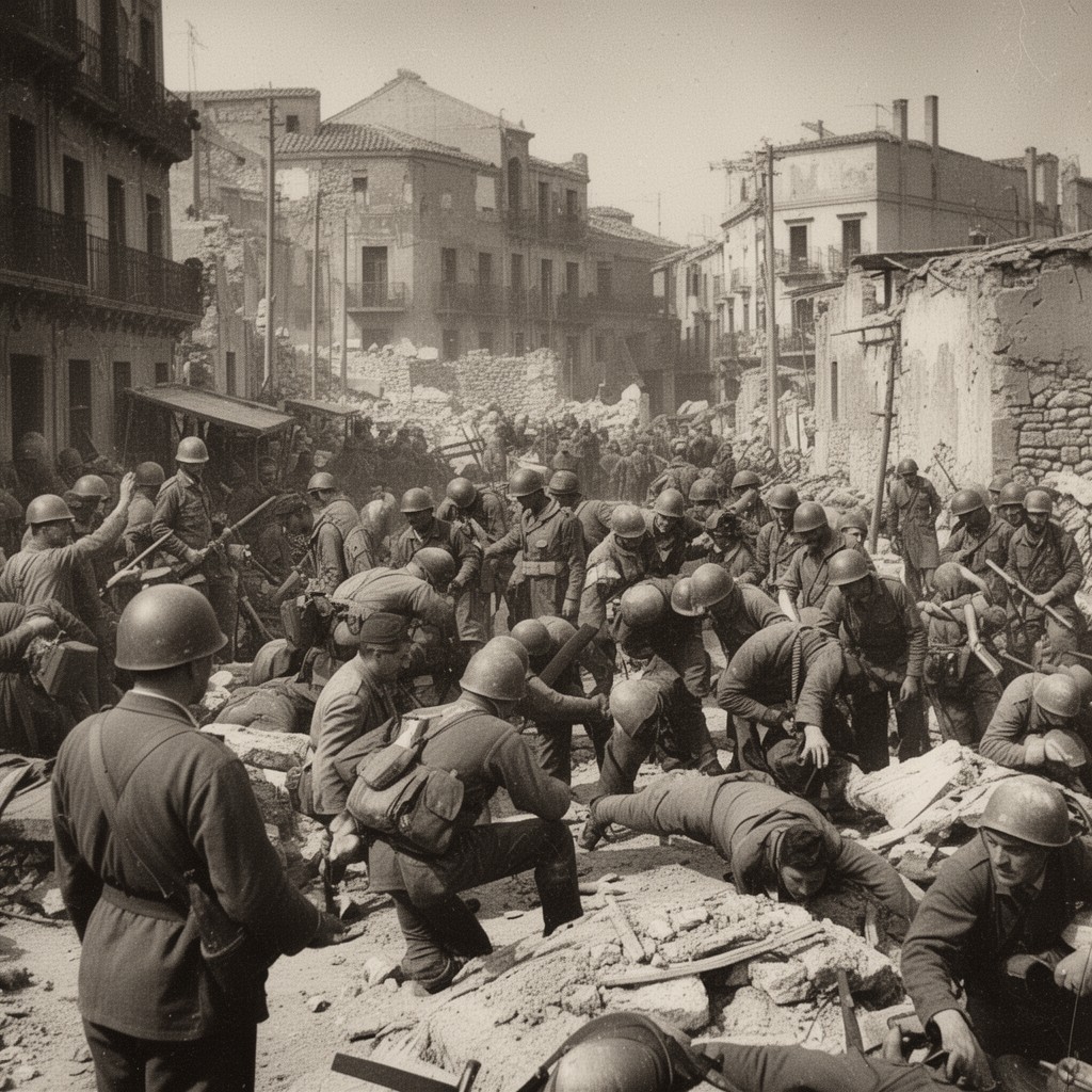 AI-generated illustration of Catalonia Offensive