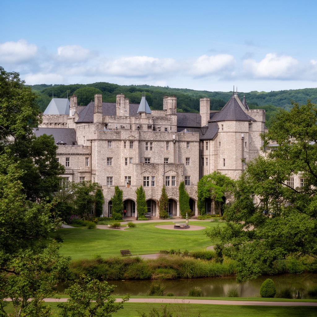 AI-generated illustration of North Castle, New York