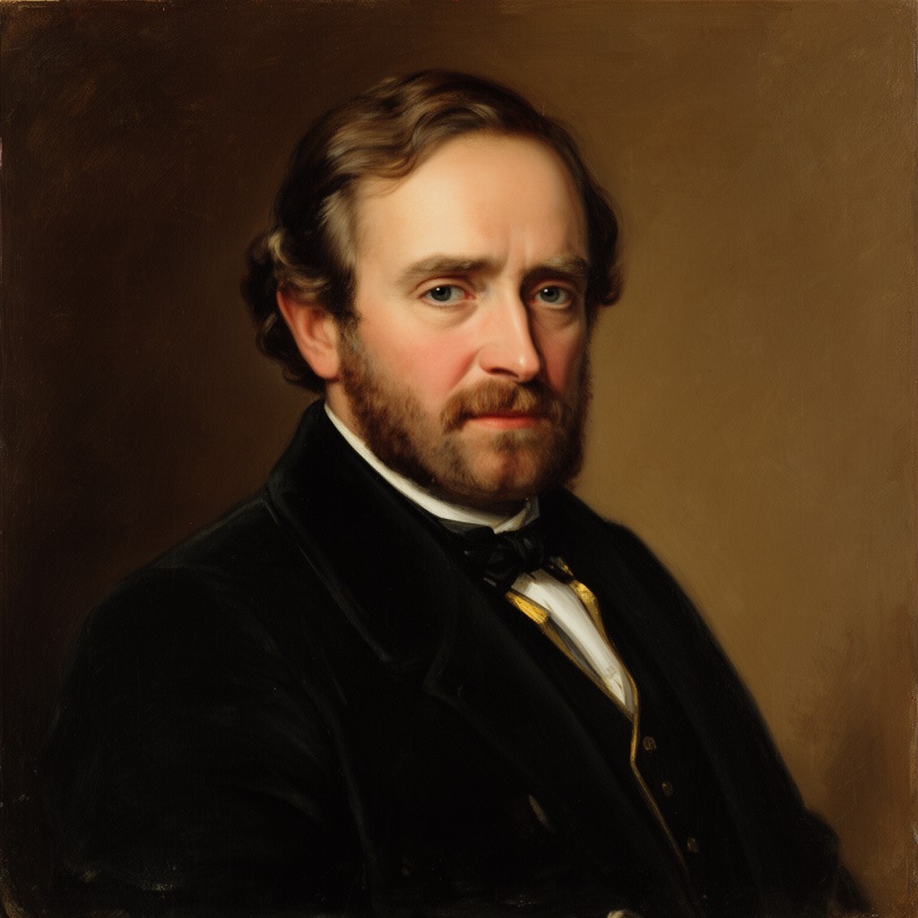 AI-generated illustration of Friedrich Robert Faehlmann
