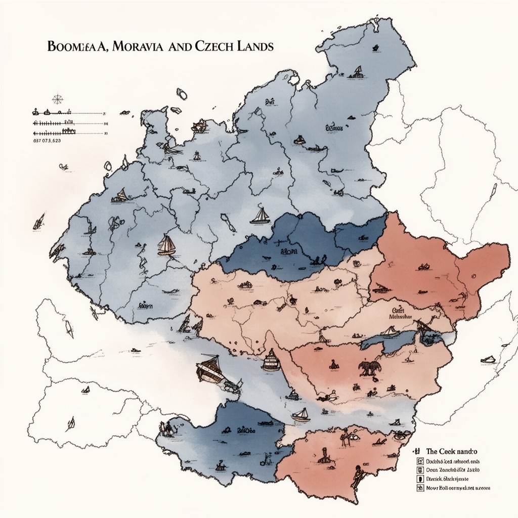 AI-generated illustration of Czech lands