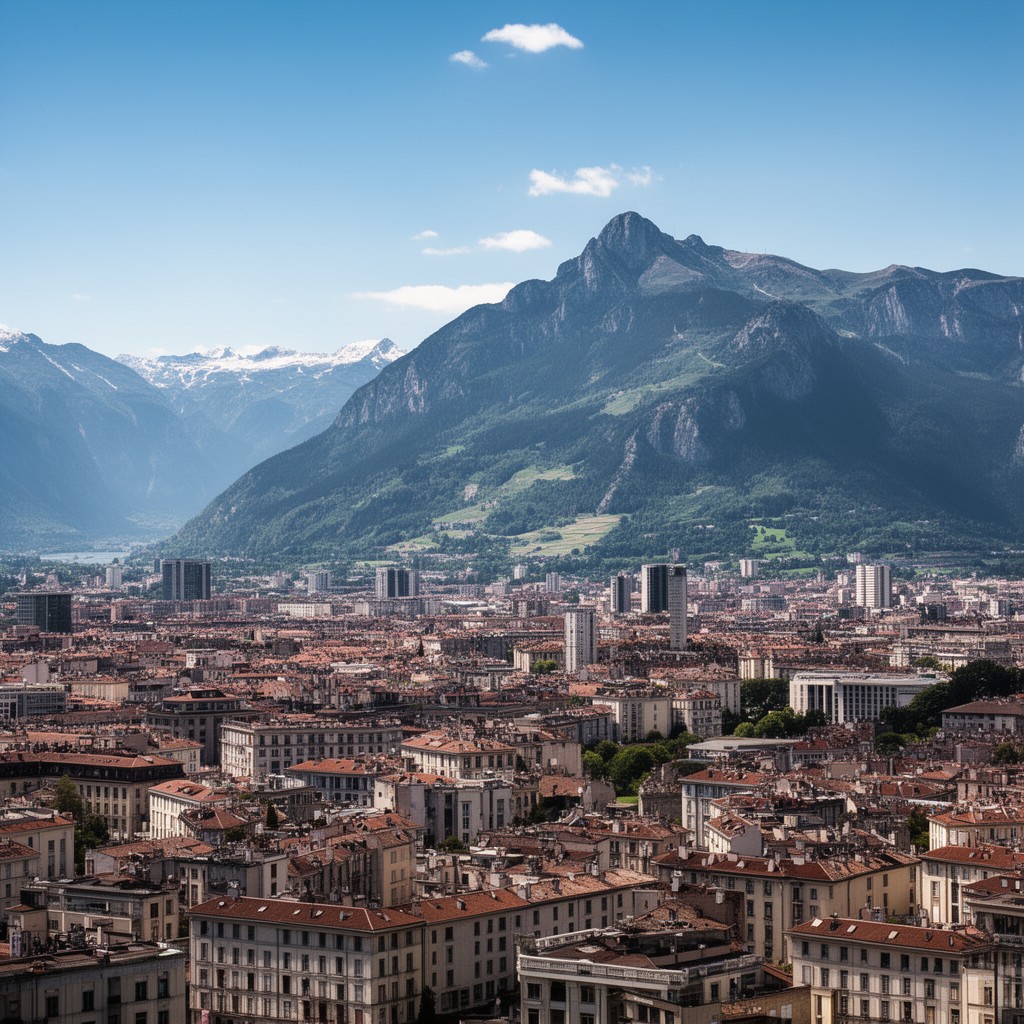 AI-generated illustration of Grenoble