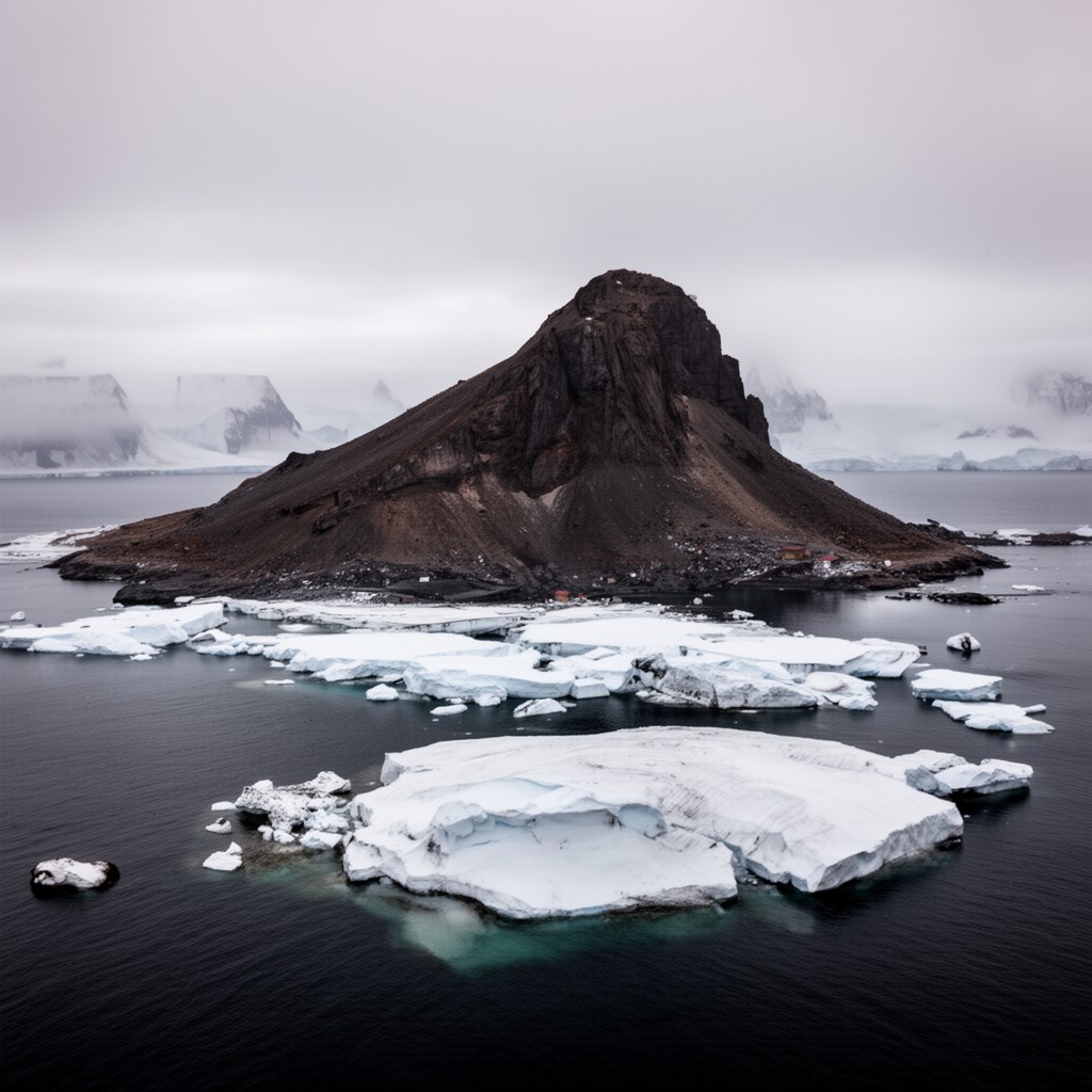 AI-generated illustration of Bouvet Island