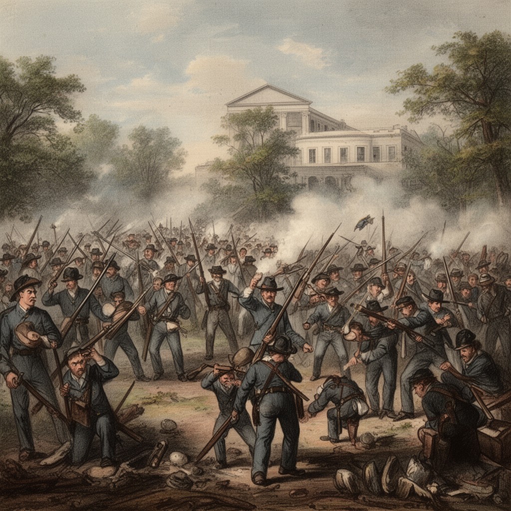 AI-generated illustration of Battle of Monocacy