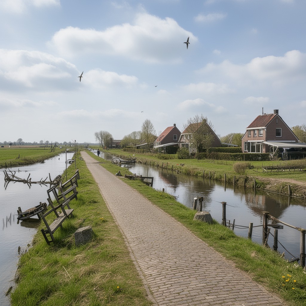 AI-generated illustration of Zuid-Beijerland