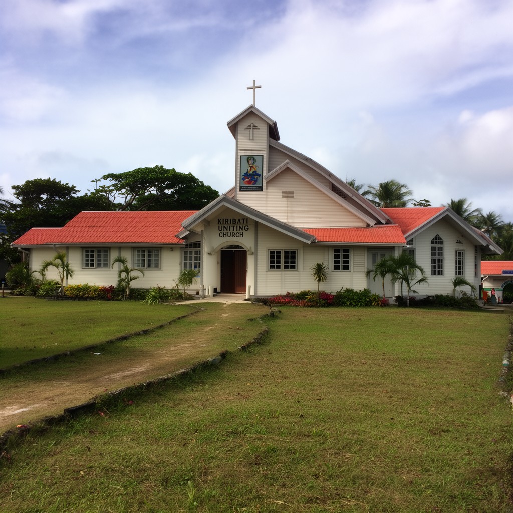 AI-generated illustration of Kiribati Uniting Church