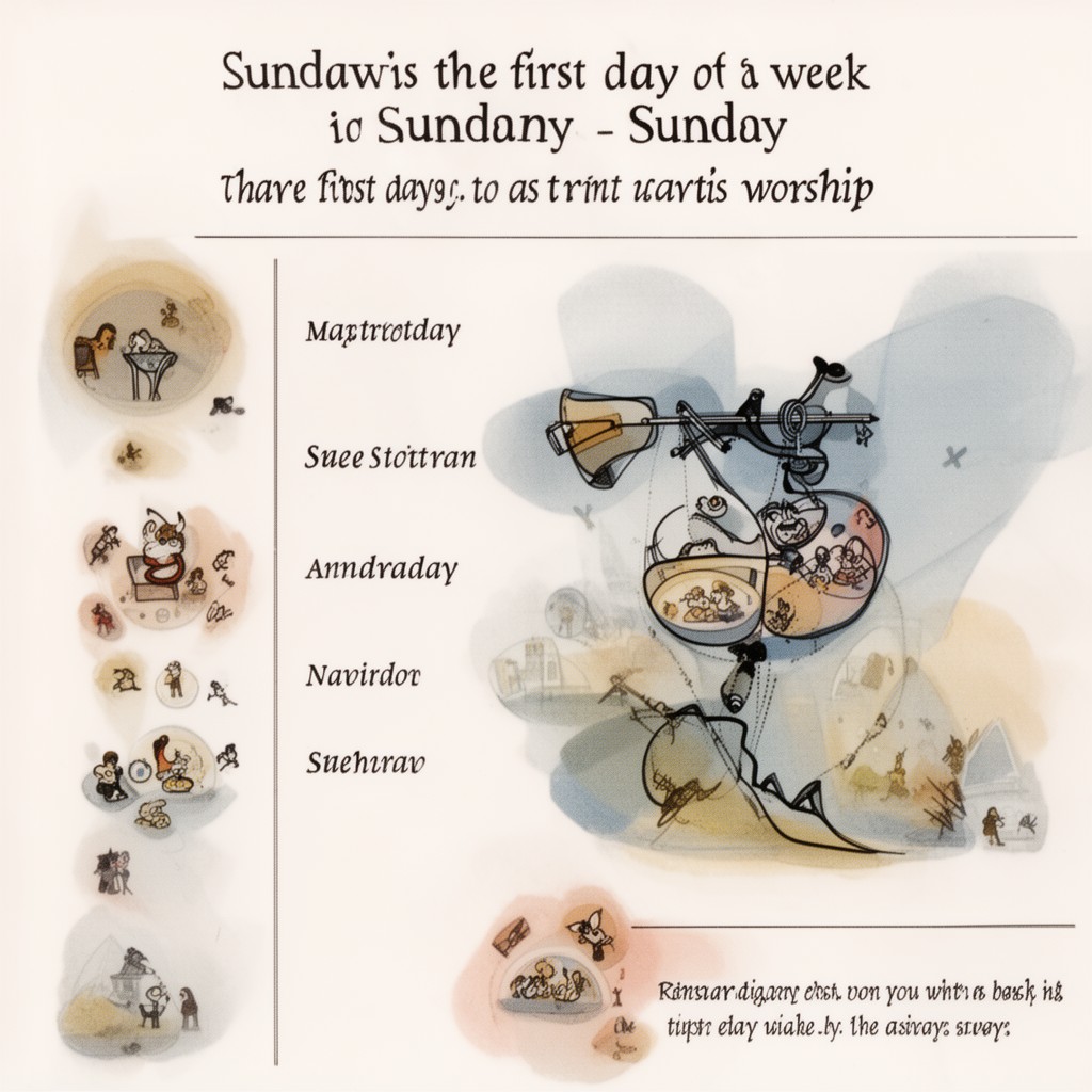 AI-generated illustration of Sunday