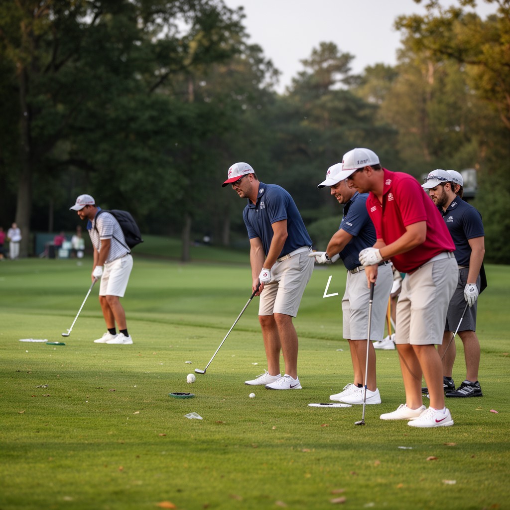 AI-generated illustration of Ivy League men's golf