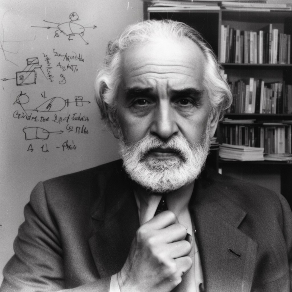 AI-generated illustration of Eduard Einstein