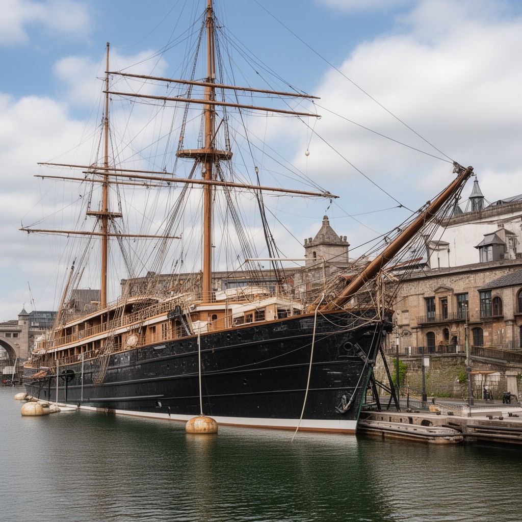 AI-generated illustration of SS Great Britain