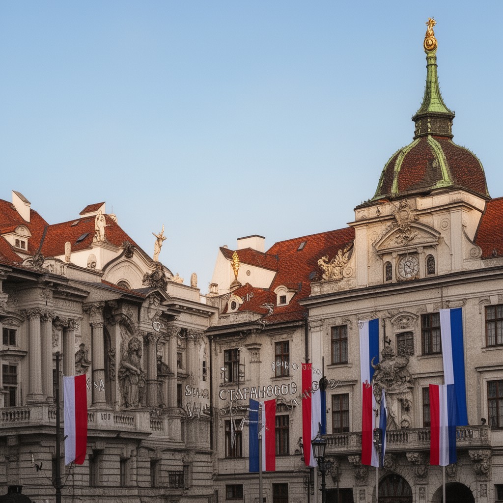AI-generated illustration of Czech Statehood Day