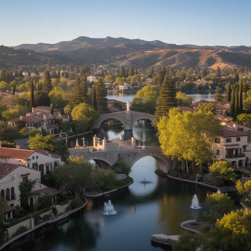 AI-generated illustration of Los Gatos
