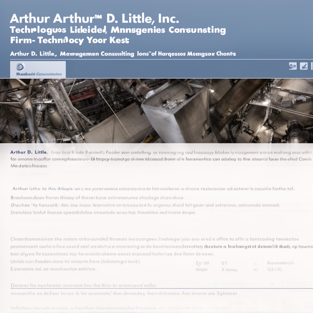 AI-generated illustration of Arthur D. Little, Inc.