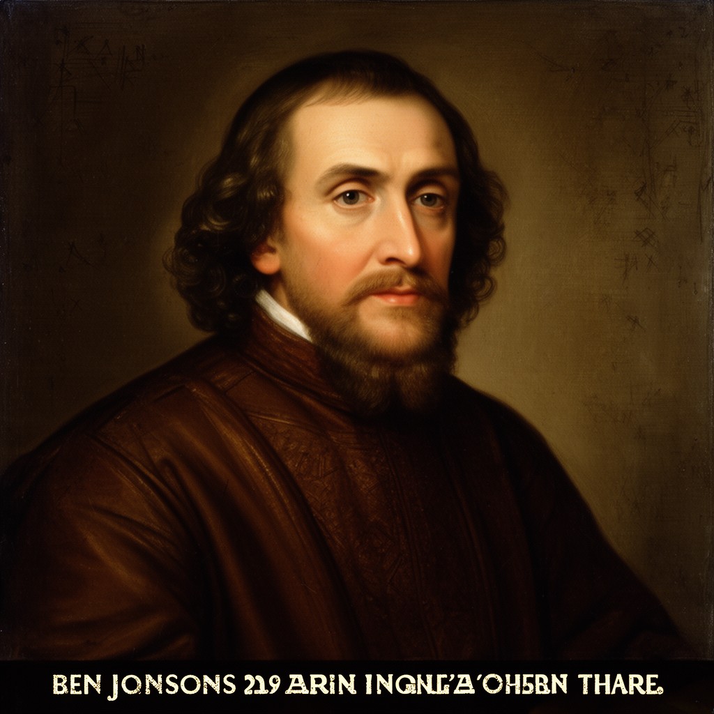 AI-generated illustration of Ben Jonson