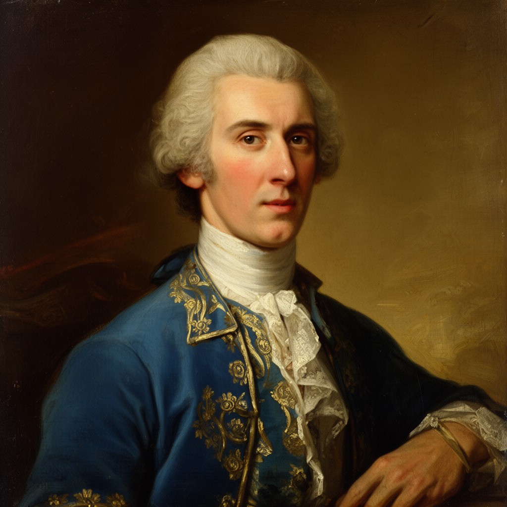 AI-generated illustration of Francis Fauquier