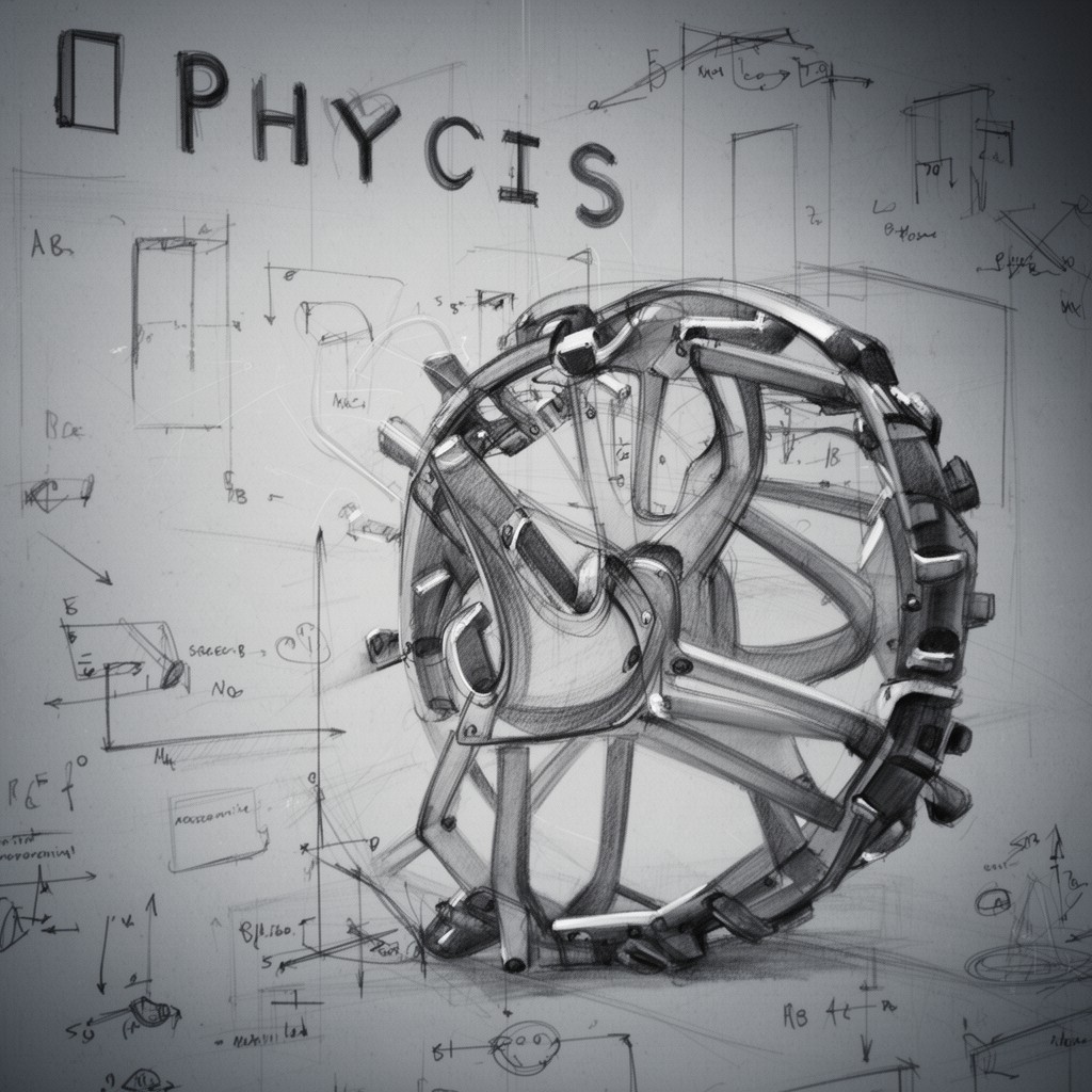 AI-generated illustration of Physics