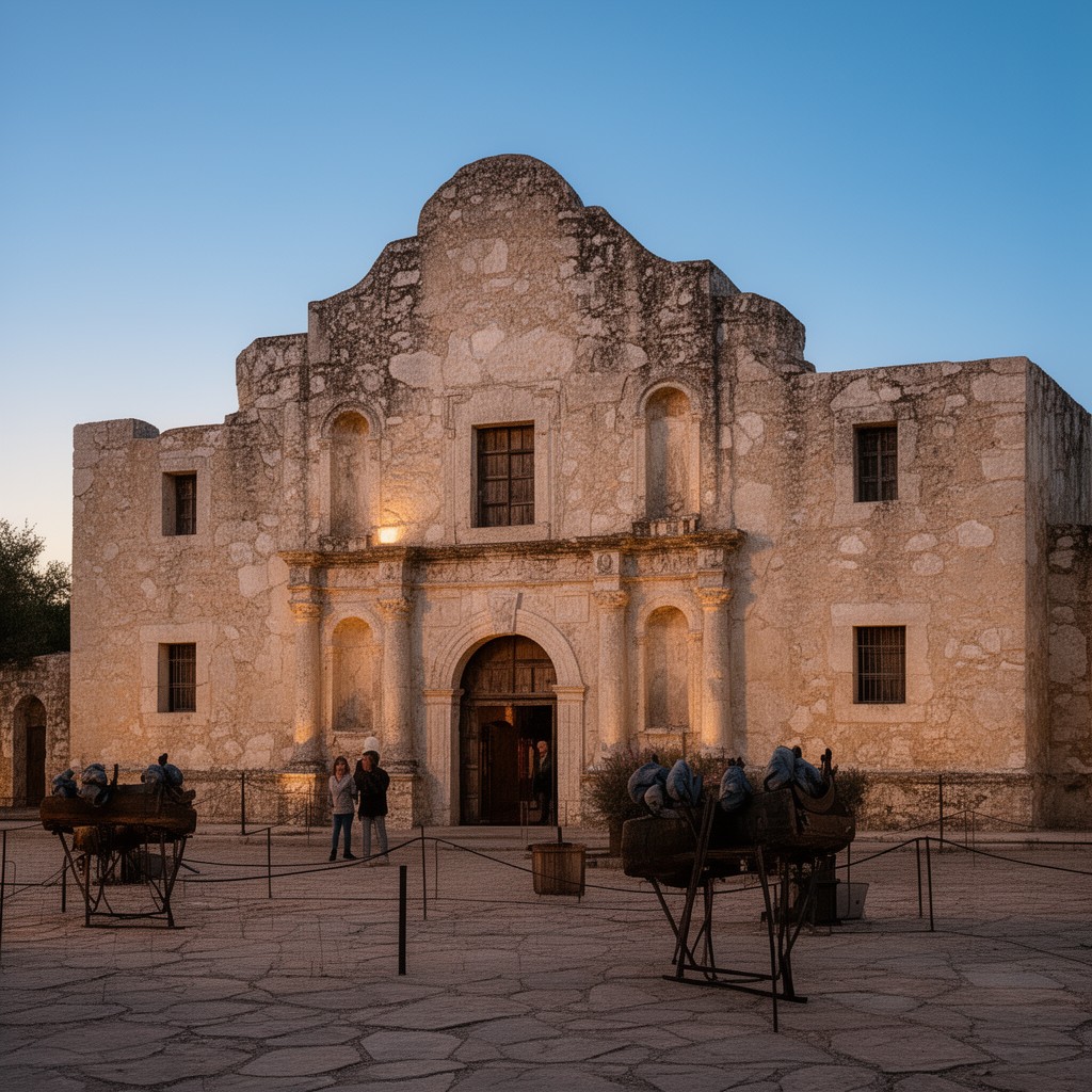 AI-generated illustration of The Alamo