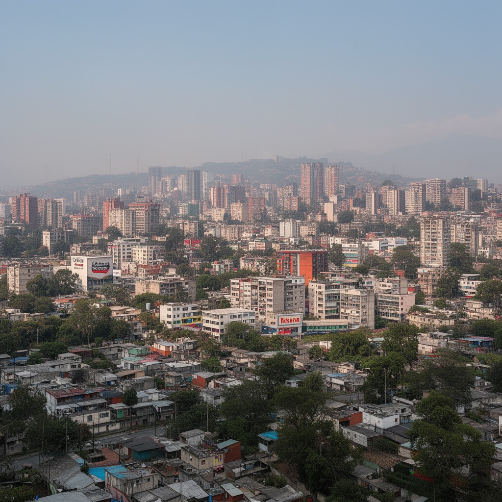 AI-generated illustration of Villa Coapa area