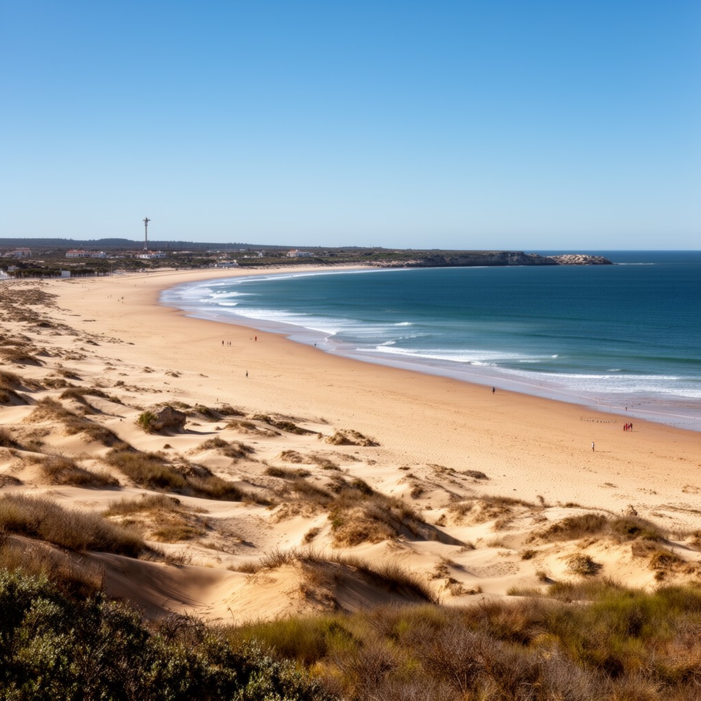 AI-generated illustration of Tavira Island