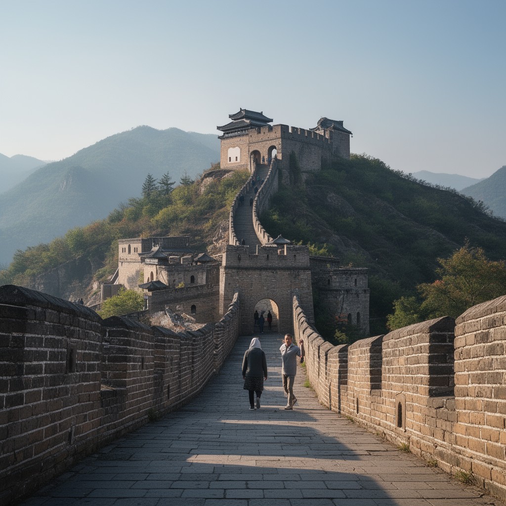 AI-generated illustration of Shanhaiguan Pass