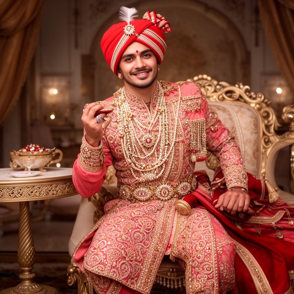 AI-generated illustration of Maharaja