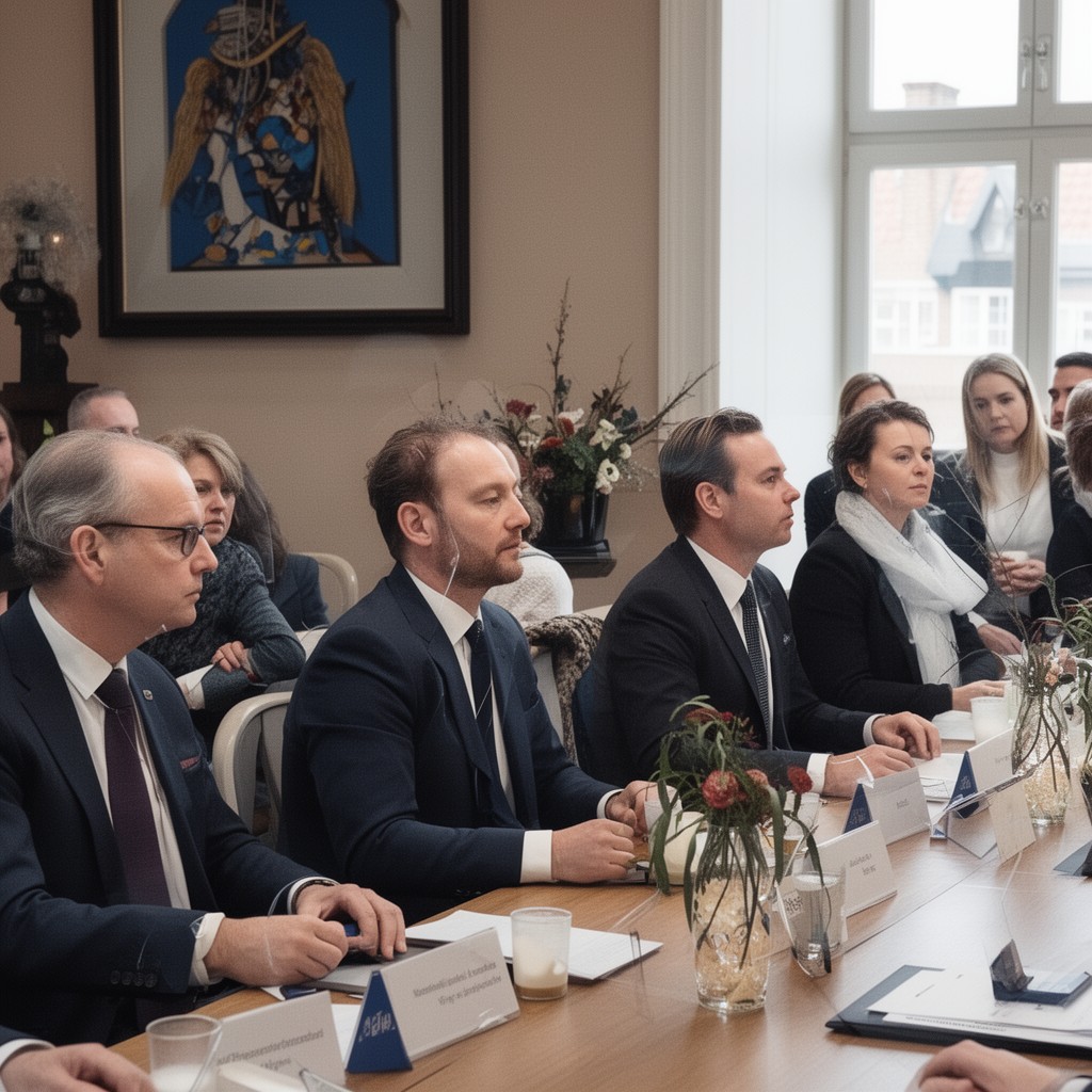AI-generated illustration of Second Balkenende cabinet
