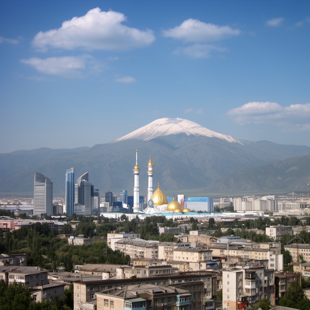 AI-generated illustration of Kazakhstan