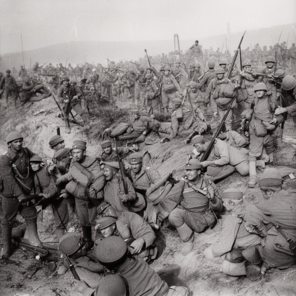 AI-generated illustration of French II Corps