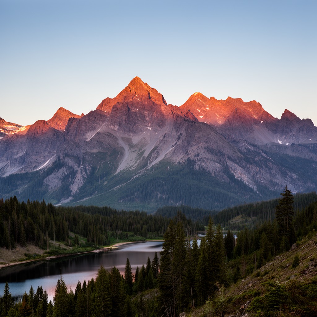 AI-generated illustration of Sawatch Range