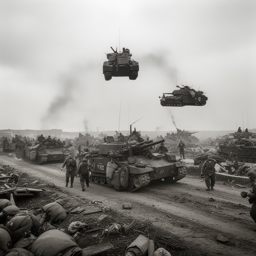 AI-generated illustration of 3rd British Infantry Division
