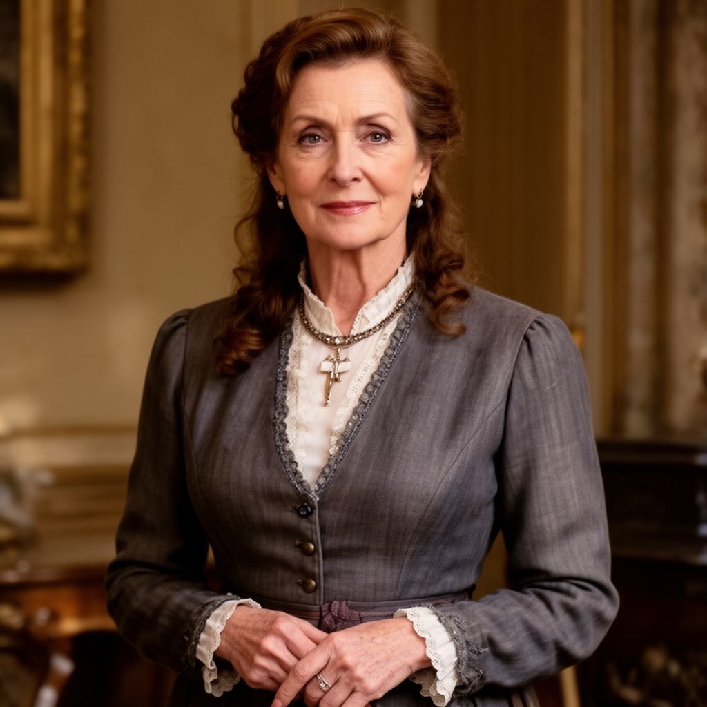 AI-generated illustration of Jean Marsh