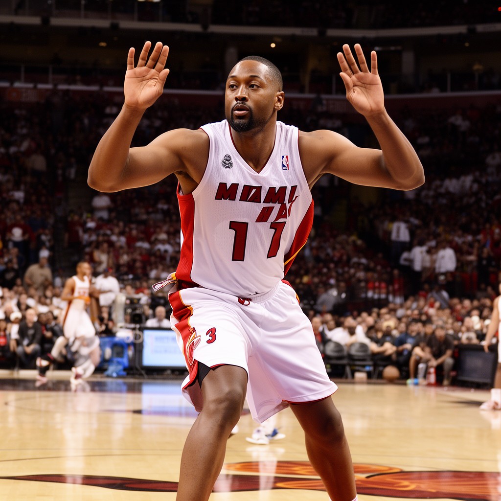 AI-generated illustration of Dwyane Wade