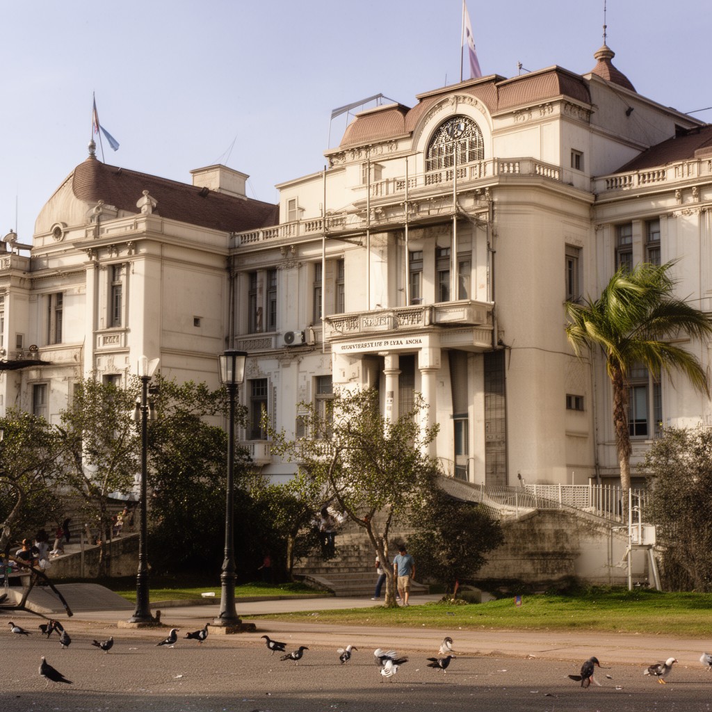 AI-generated illustration of University of Playa Ancha