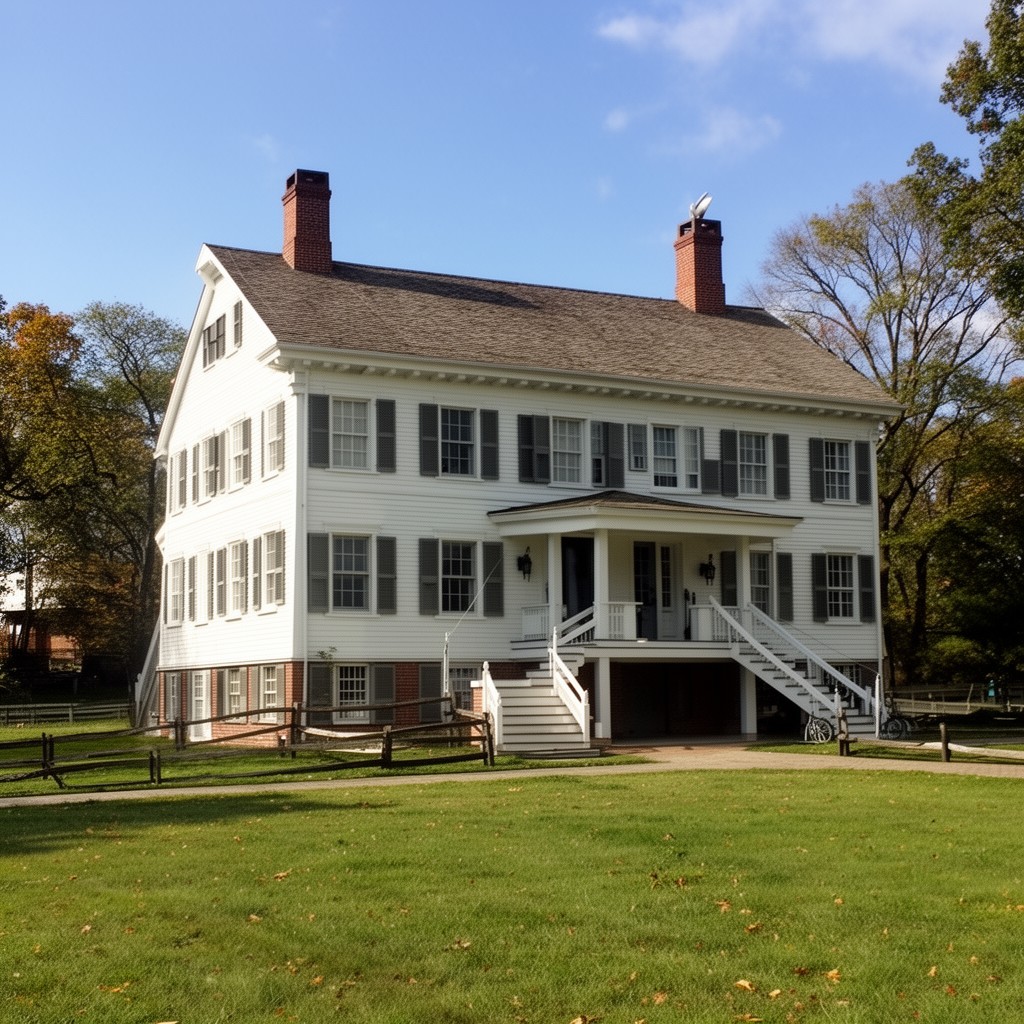 AI-generated illustration of Washington's Headquarters State Historic Site