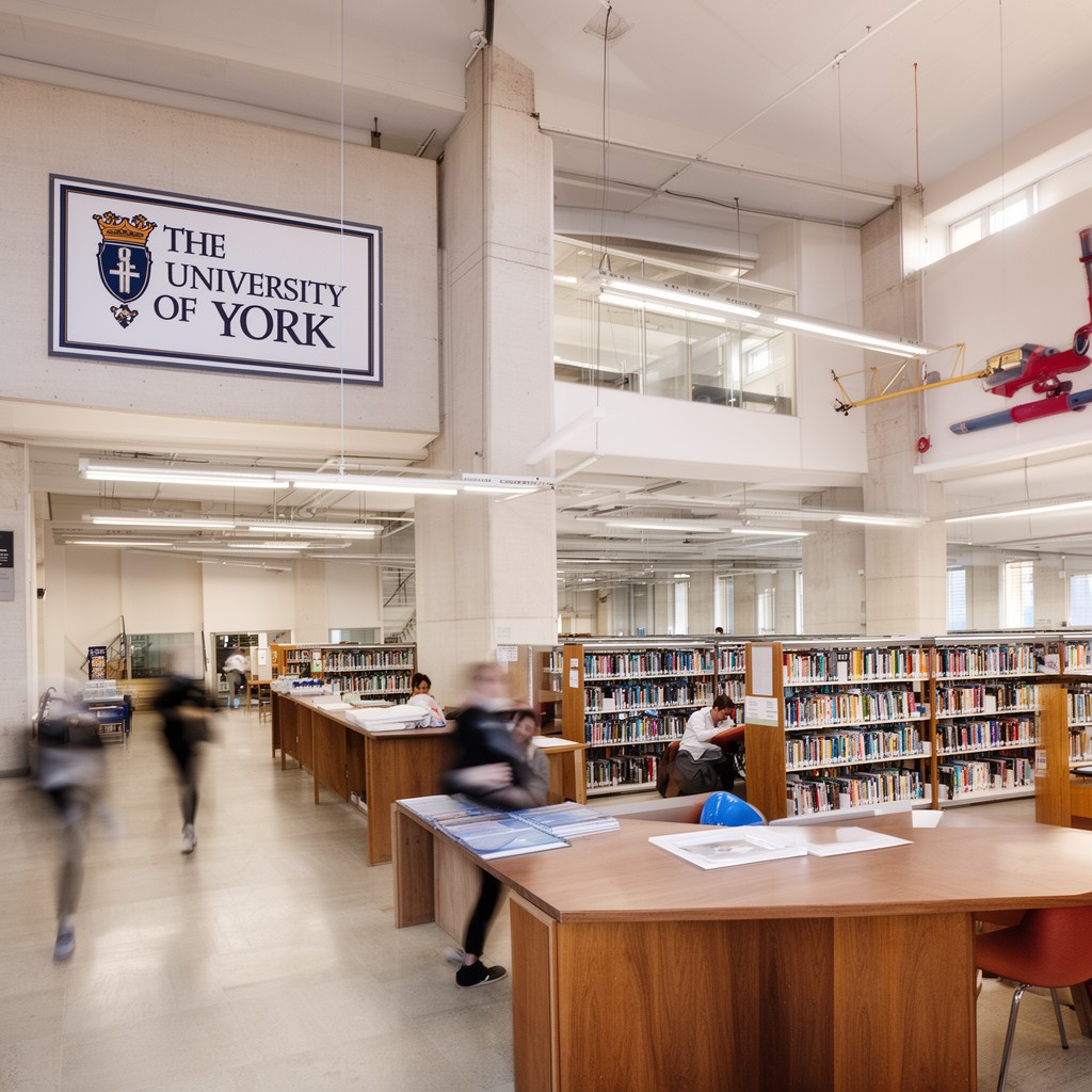 AI-generated illustration of JB Morrell Library