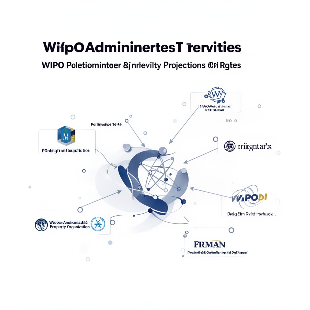 AI-generated illustration of WIPO-administered treaties