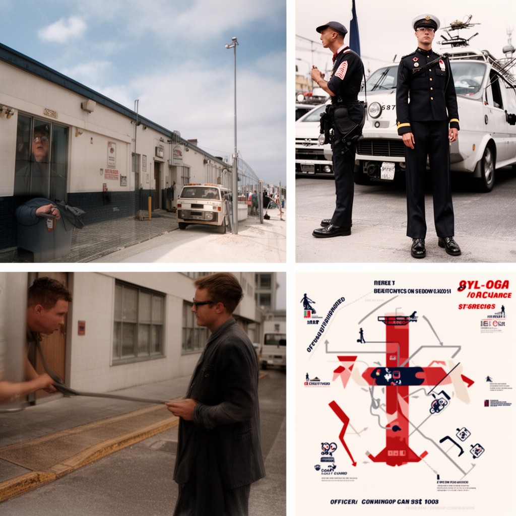 AI-generated illustration of Coast Guard Officer Candidate School