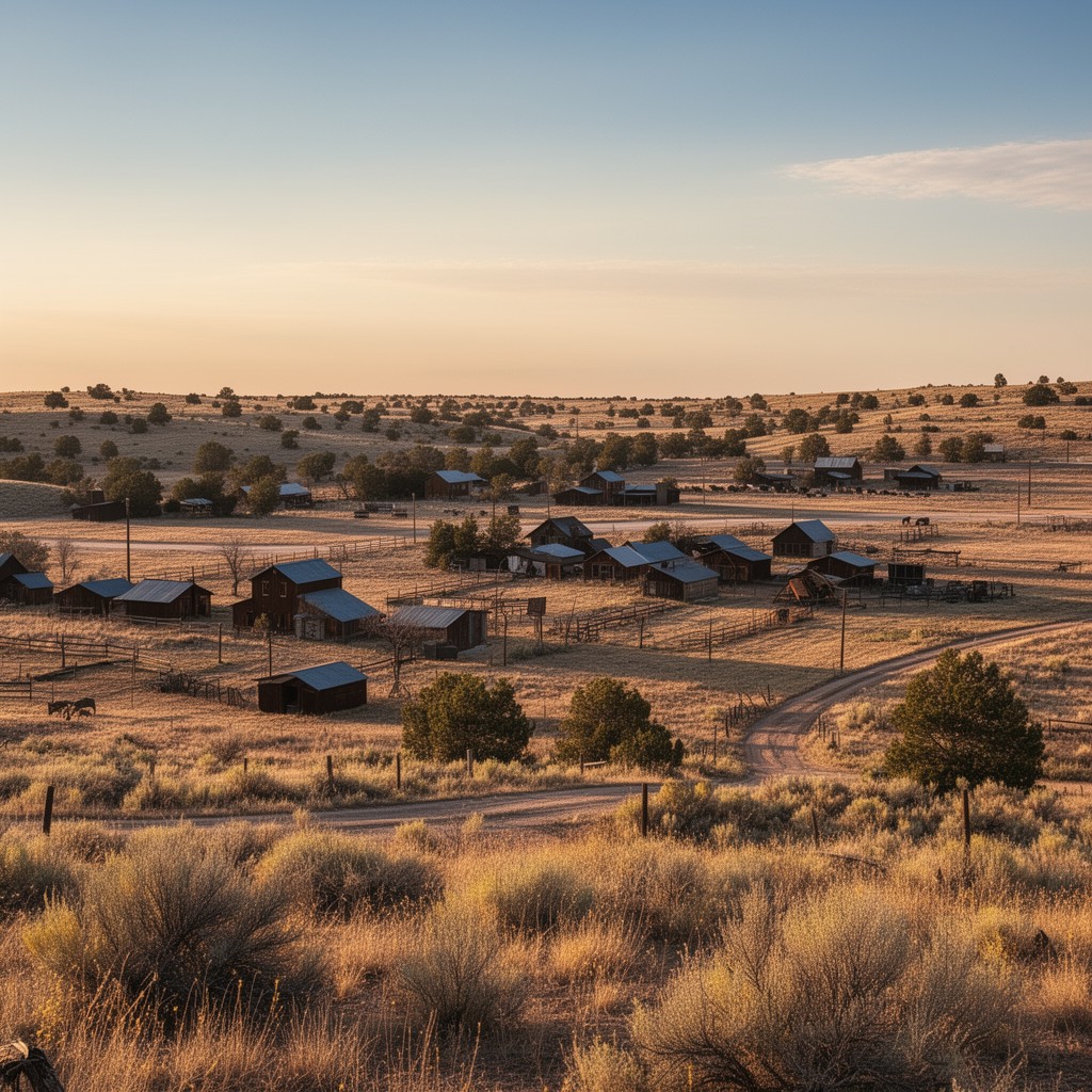 AI-generated illustration of Lincoln County, New Mexico