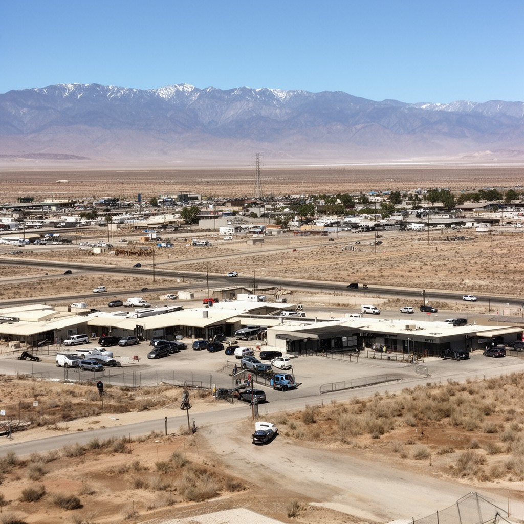 AI-generated illustration of Wendover, Utah