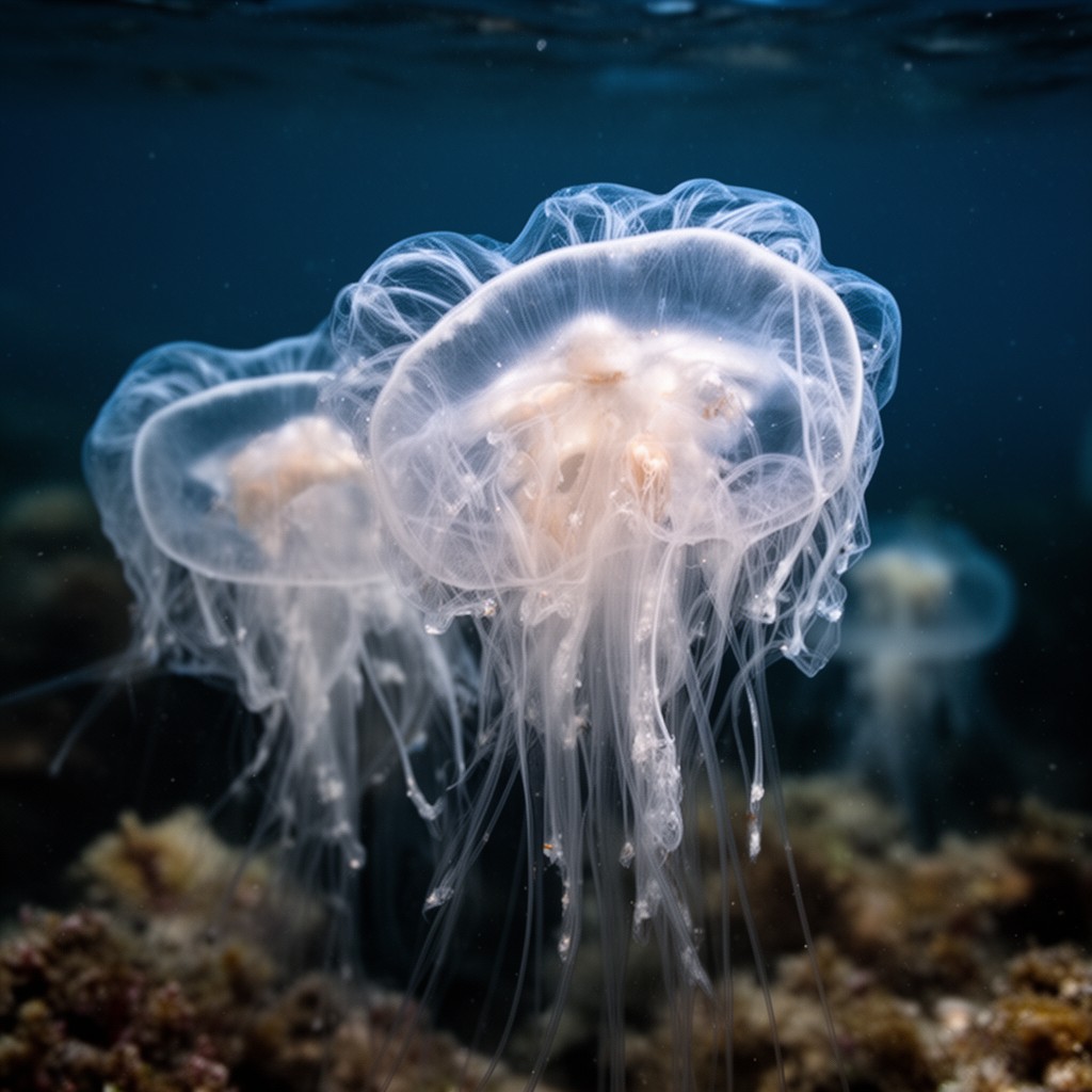 AI-generated illustration of Cubozoa